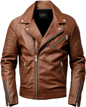 Men's Black Biker Genuine Leather Jacket